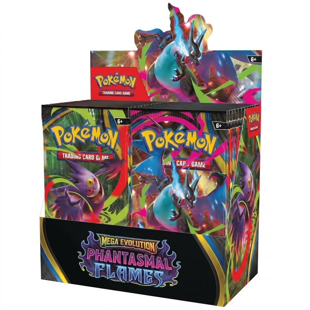Pokémon TCG Mega Evolution Phantasmal Flames Booster Box Sealed