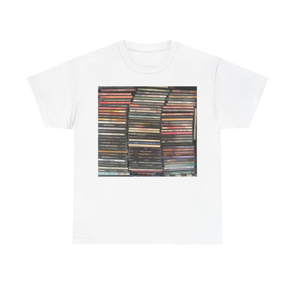 Hip Hop 102 CD Collection Graphic Heavy Cotton Unisex Tee