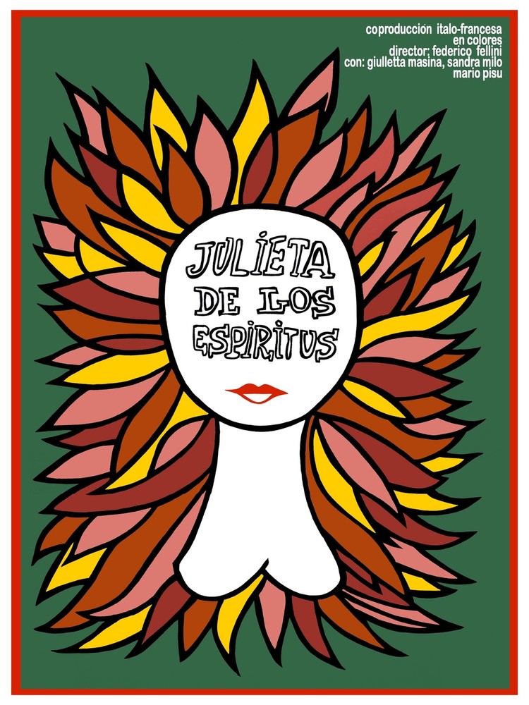 Julieta delos espiritus green Decoration Poster.Graphic Art Interior design 3453