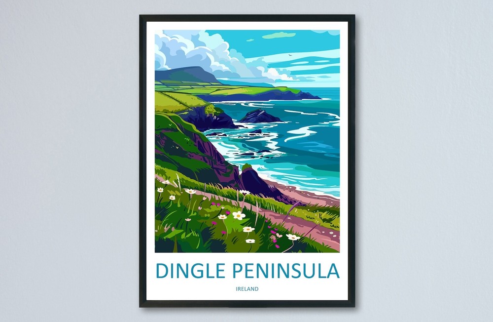 Dingle Peninsula Print Dingle Peninsula Home Decor Landscape Art Print Dingle