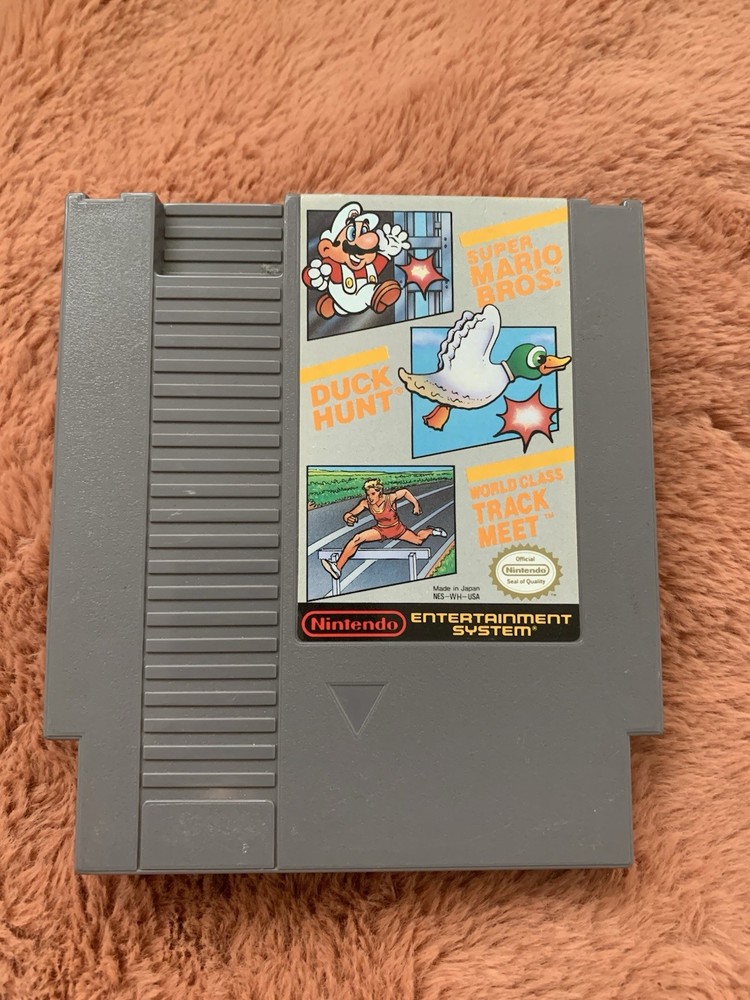 Super Mario Bros Duck Hunt World Class Track Meet - NES - Cartridge Only