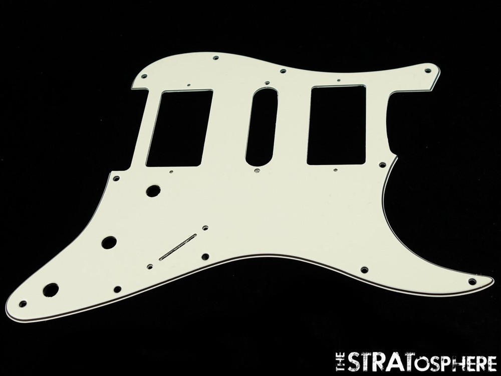 * NEW Parchment HSH Stratocaster PICKGUARD for Fender Strat 3 Ply Standard