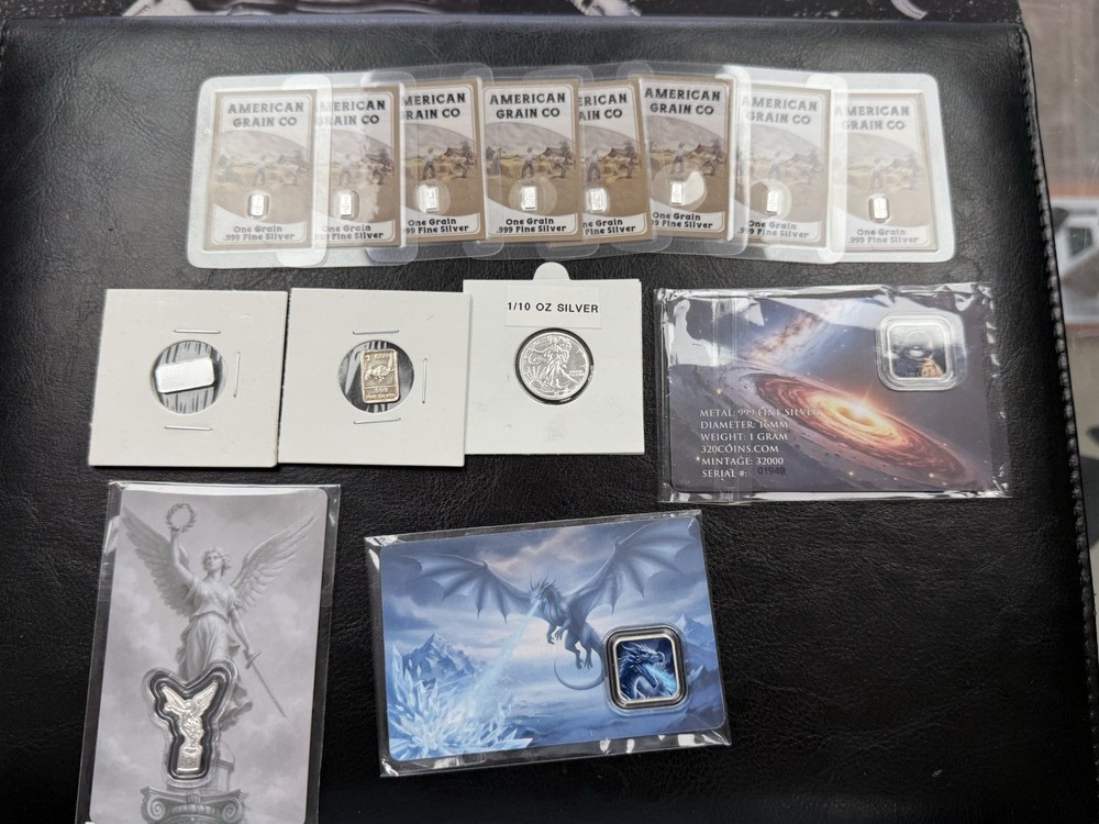 fractional silver bullion lot