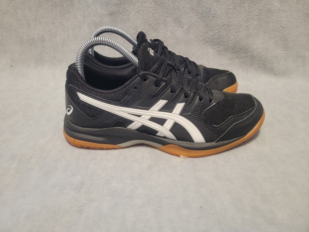 Asics Gel Womens Size 6.5 Sport Sneakers Black White CLEAN NICE