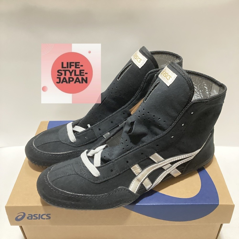 ASICS 1083A001 Black Silver Black Silver Men Boxing Wrestling Shoes A506 TWR900