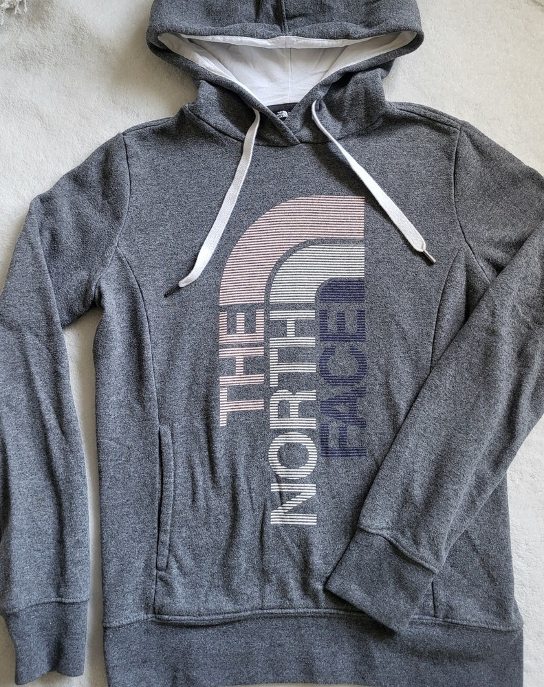 The North Face Hoodie Women's Size S Gray Pullover Shirt Lightweight Flashdry
