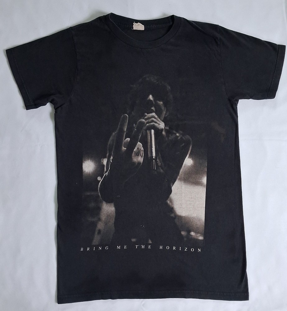 Bring Me The Horizon Band T Shirt Graphic Black Mens Medium Vintage