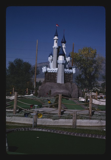 Photo:Ogden Utah 1991 Mulligan's Golf and Games Castle Mini Golf