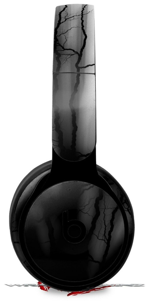Skin for Beats Solo Pro Lightning Black BEATS NOT INCLUDED