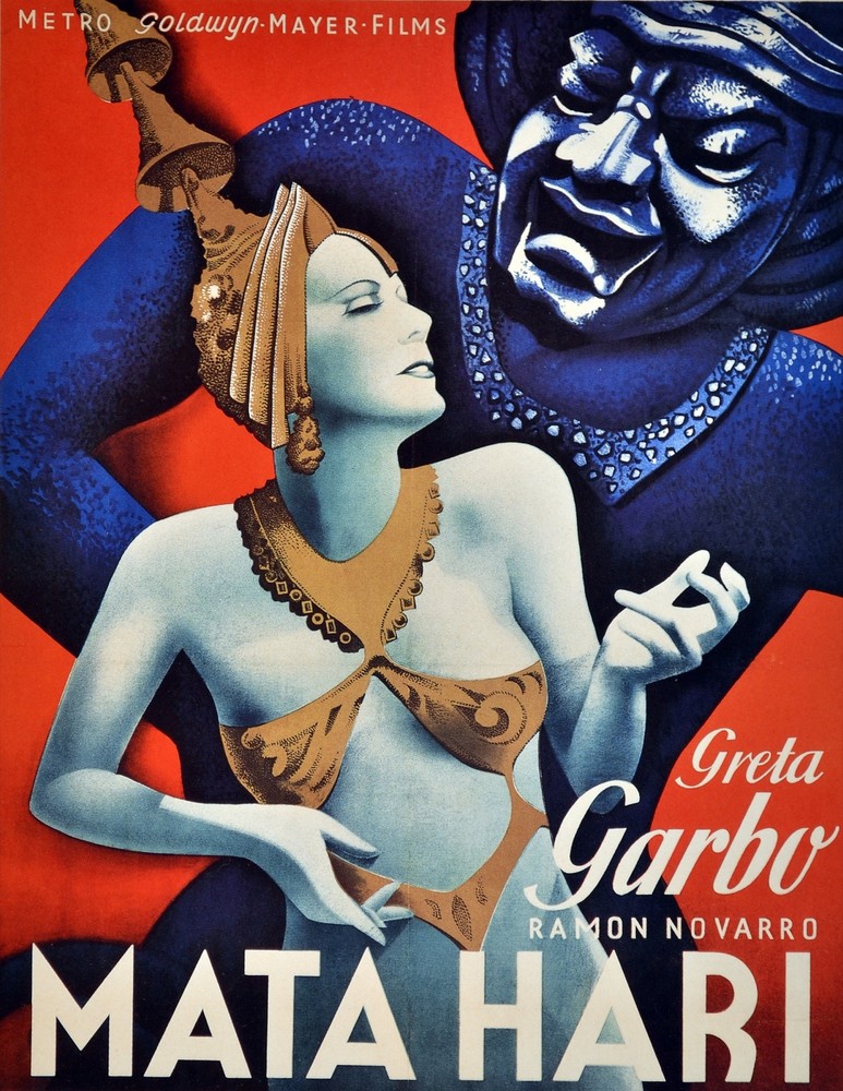 Greta Garbo Mata Hari Decorative Poster. Home Graphic Art Design 3935