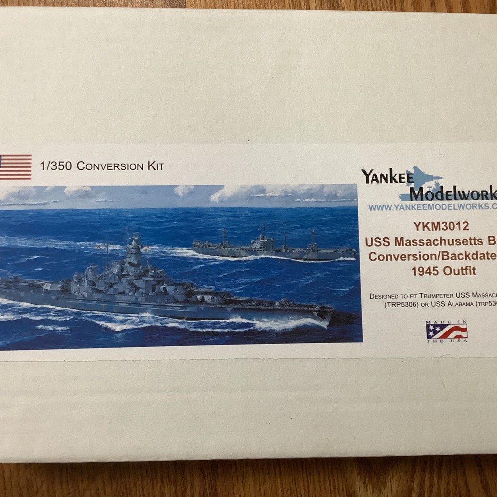 Yankee Modelworks Conversion Kit YKM-3012 USS Massachusetts BB59 Trumpeter 1/350