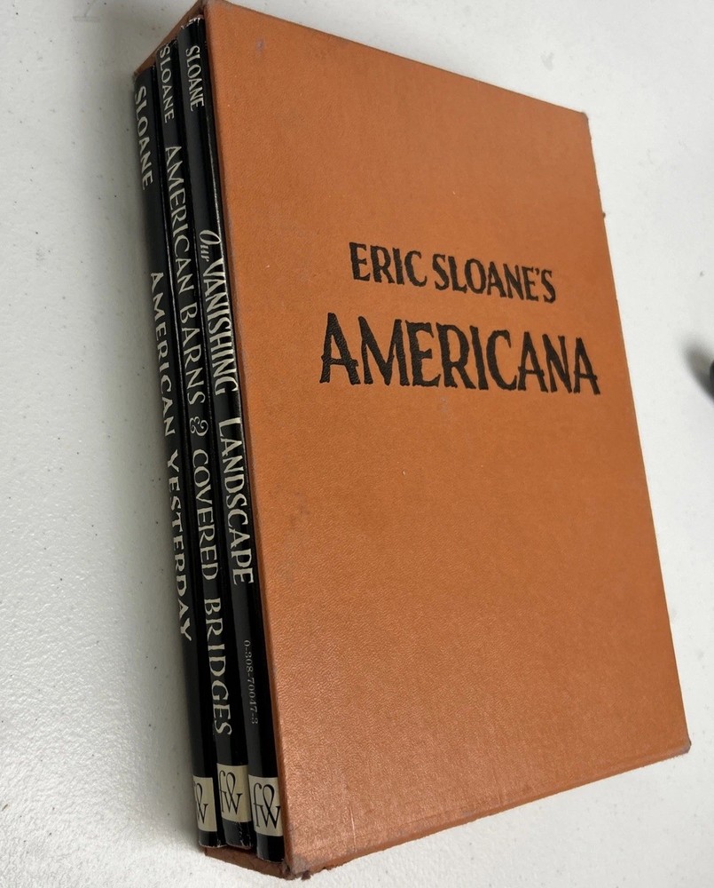 Eric Sloane's Americana: 3 Volumes In Sleeve Box Set (1954-1956) HB