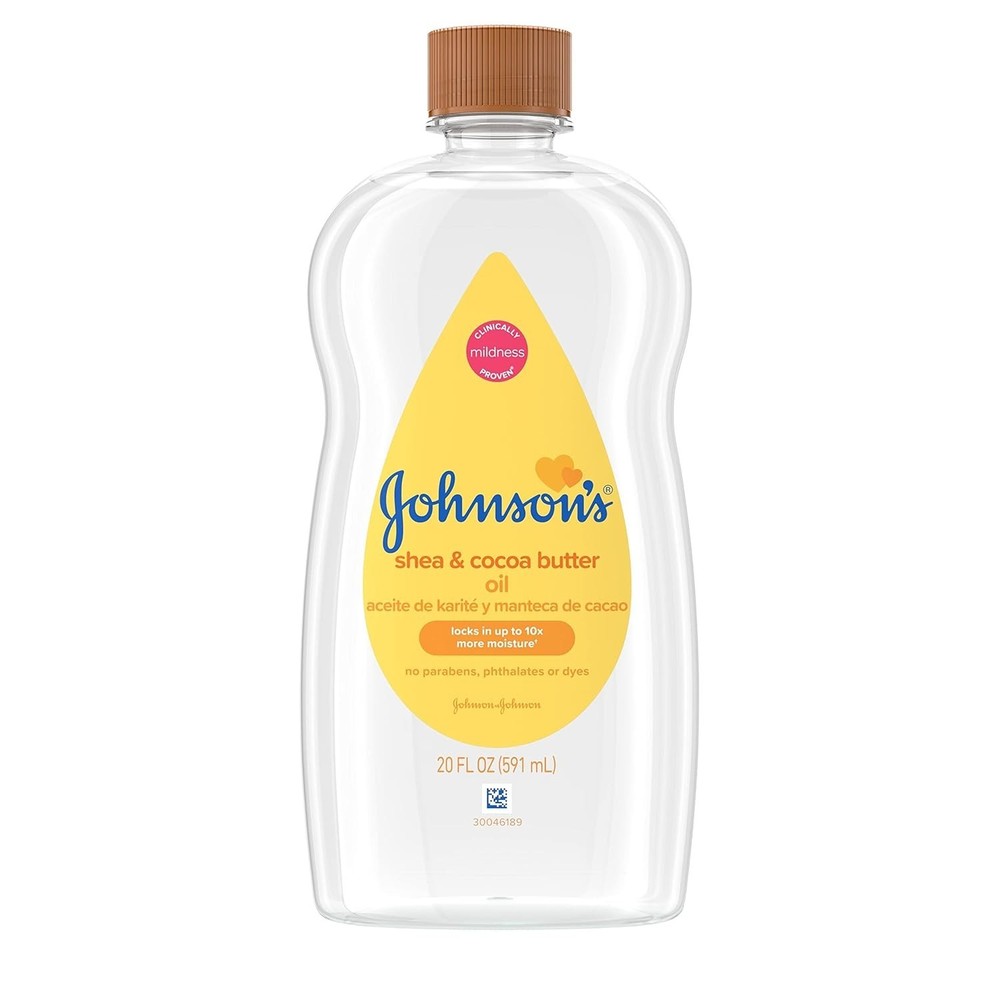 Johnsons Baby Oil, Mineral Oil Enriched With Shea Cocoa Butter 20 fl. oz