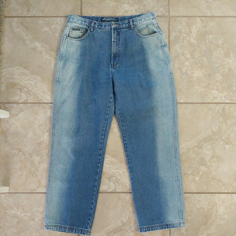 Acid Wash Jordan Craig Skate Jeans modern classic Straight Leg 38x32(37×31.5)-image