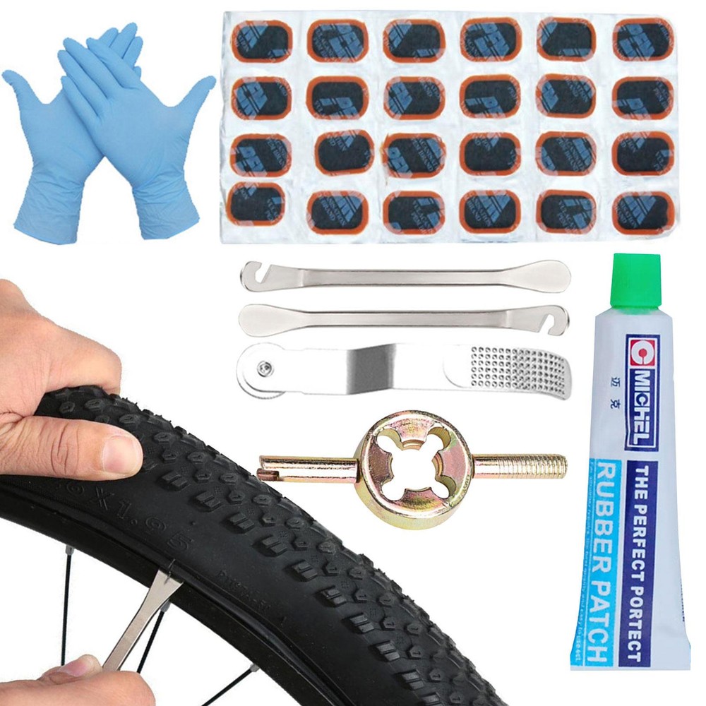 TIP TOP TYRE INNER TUBE PUNCTURE REPAIR TOOL KIT PATCHES GLUE CAR VAN BIKE