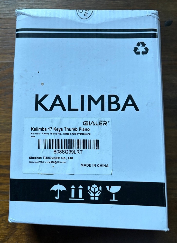 17 Key Kalimba Thumb Piano Finger Mbira Mahogany Keyboard Music Instruments Gift