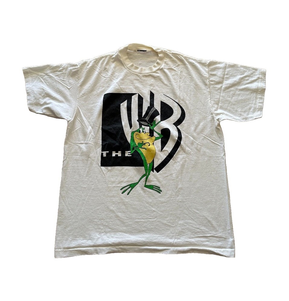 Vintage 90s Warner Bros Michigan J Frog Chuck Jones T-Shirt Made in USA Size XL