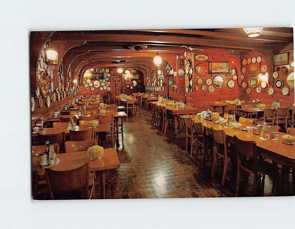 Postcard Main Dining Room The Oyster Bar Portland Oregon USA