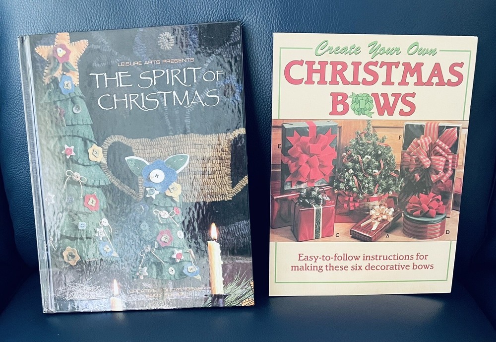 Vtg The Spirit of Christmas by Leisure Arts Book 1997 Create Christmas Bows B600