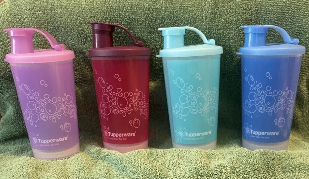 Tupperware 12 Ounce Tumblers - Set Of 4