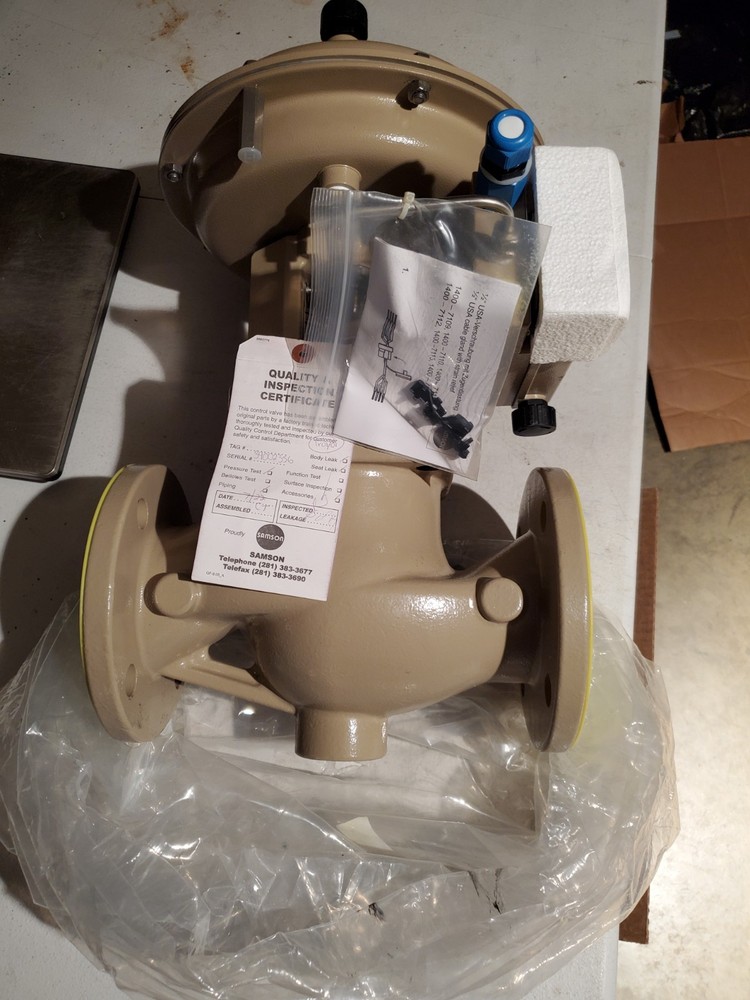 Samson Pneumatic 4763 Valve Positioner Actuator With 2 1/2