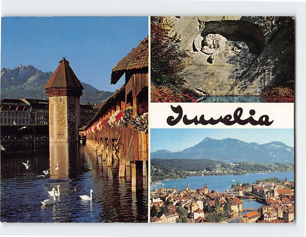Postcard Places in Lucerne Switzerland