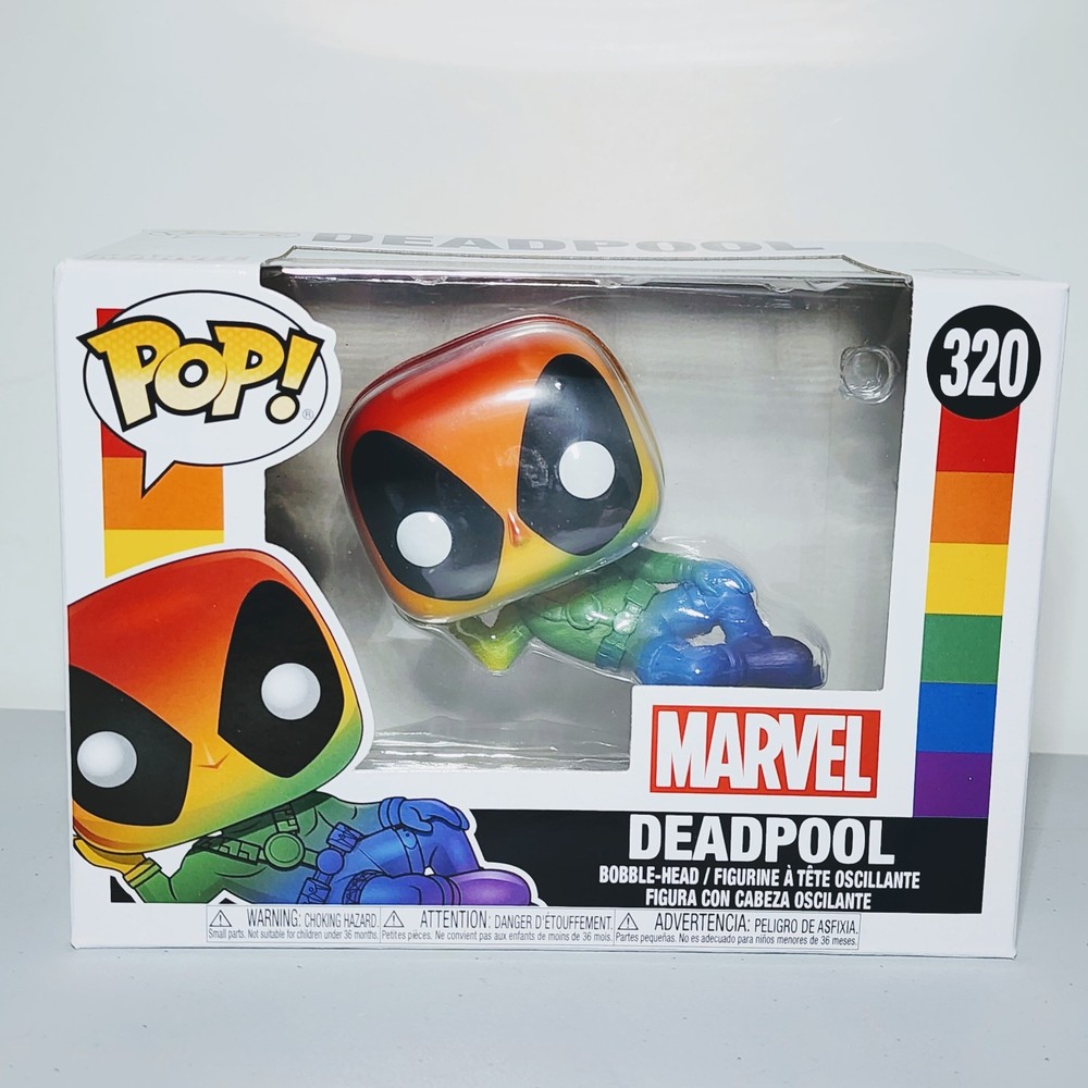 Funko Pop: Marvel - Deadpool (Rainbow) #320 w/ Protector