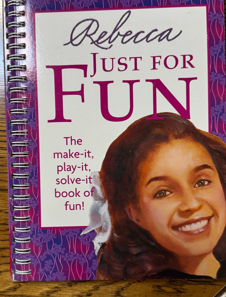 American Girl Doll Book Rebecca Just for Fun EUC