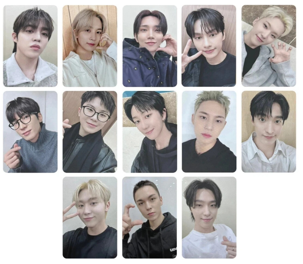 Seventeen B-Day Party Burst Stage 10th Anniversary Stamp Tour Rally photocards