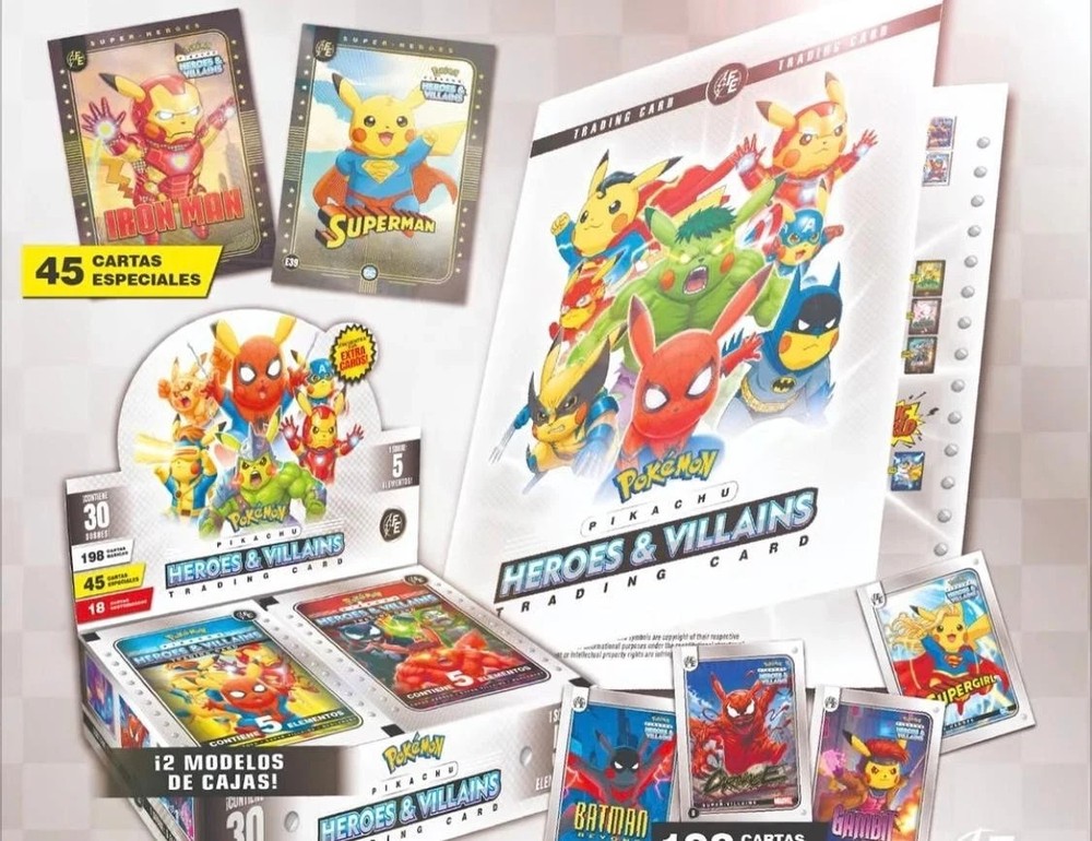 2025 BOX POKEMON PIKACHU COSPLAY 2 Heroes & Villains FE Trading Cards - 30 Packs