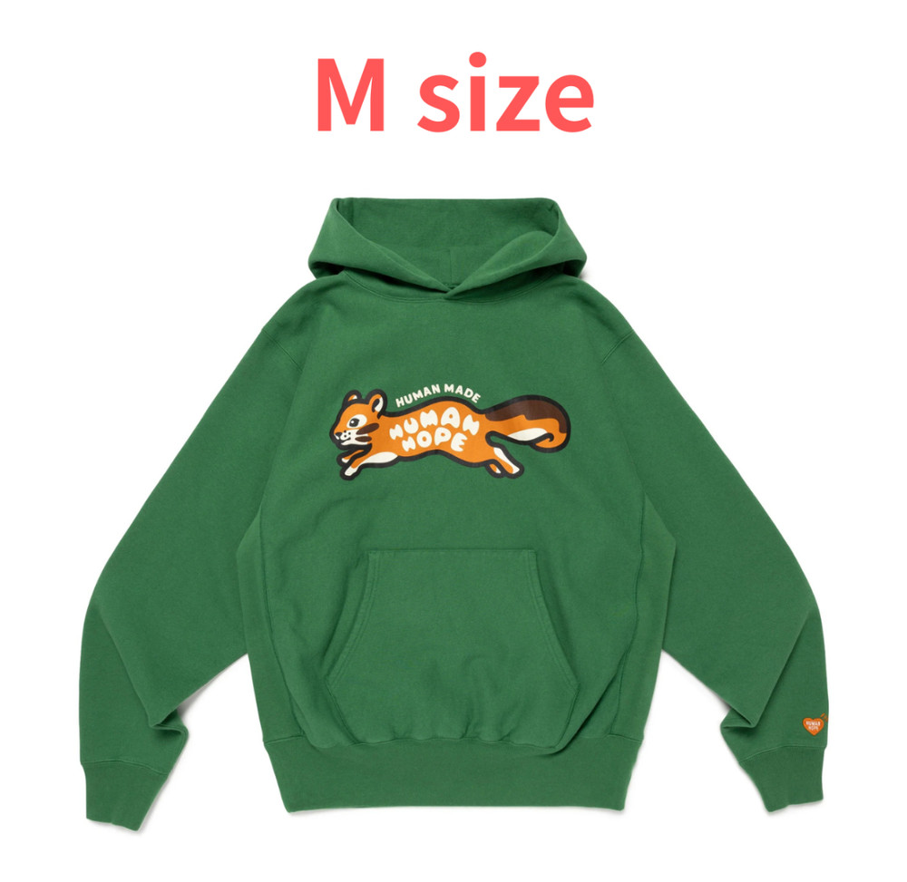 HUMAN HOPE HEAVYWEIGHT HOODIE j-hope BTS HUMAN MADE online M Size GREEN NEW