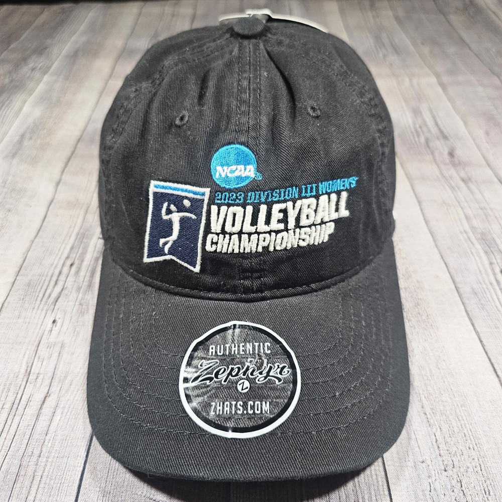 2023 NCAA Women's Volleyball D3 Champion Black Strapback Cap  