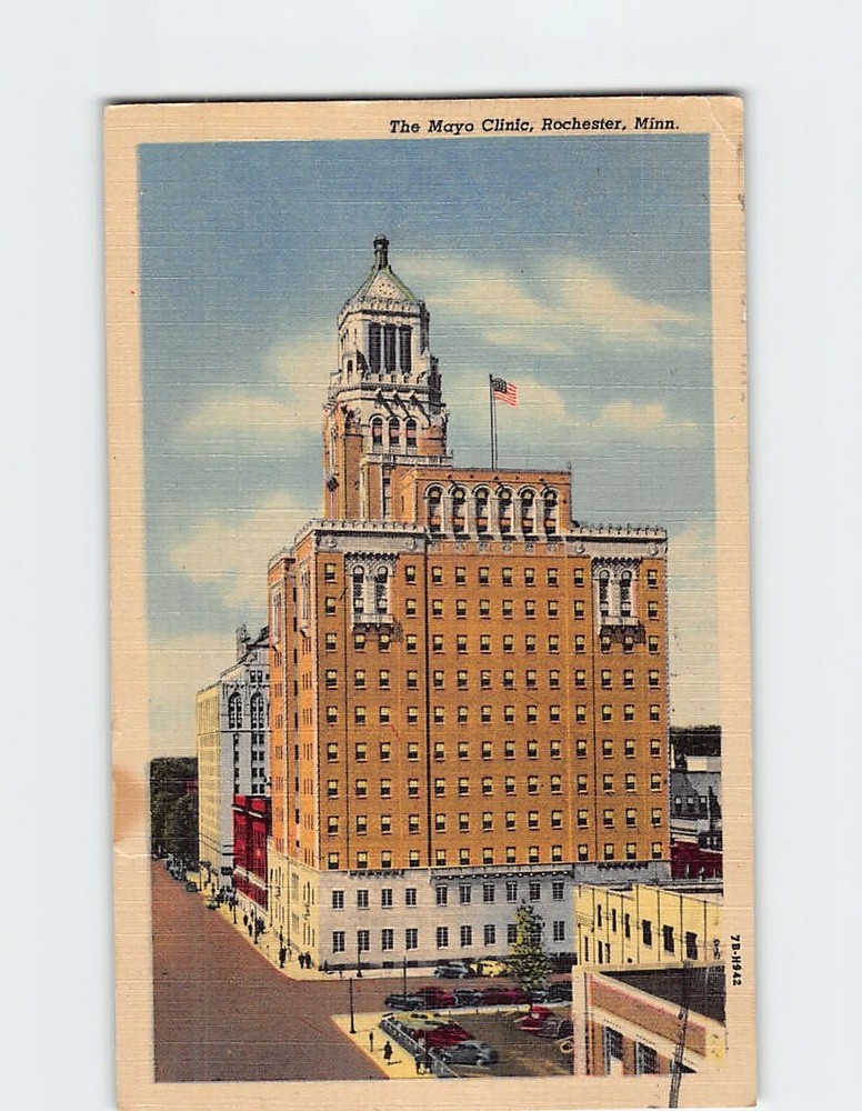 Postcard Mayo Clinic Rochester Minnesota USA