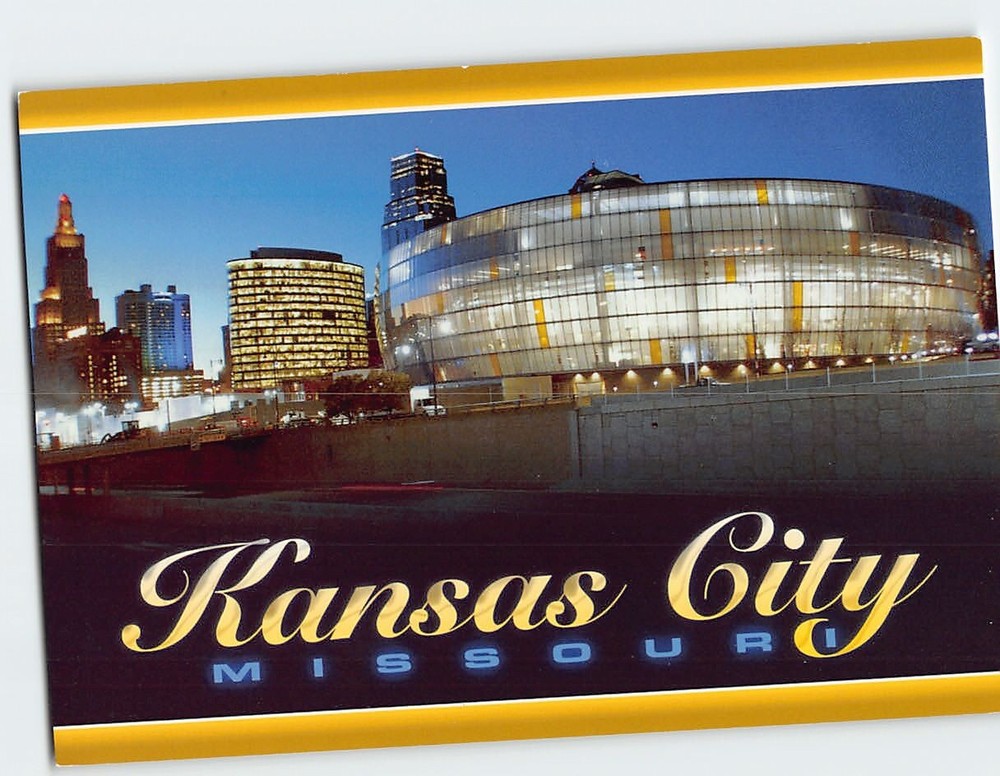Postcard The Sprint Center A Round Glass 