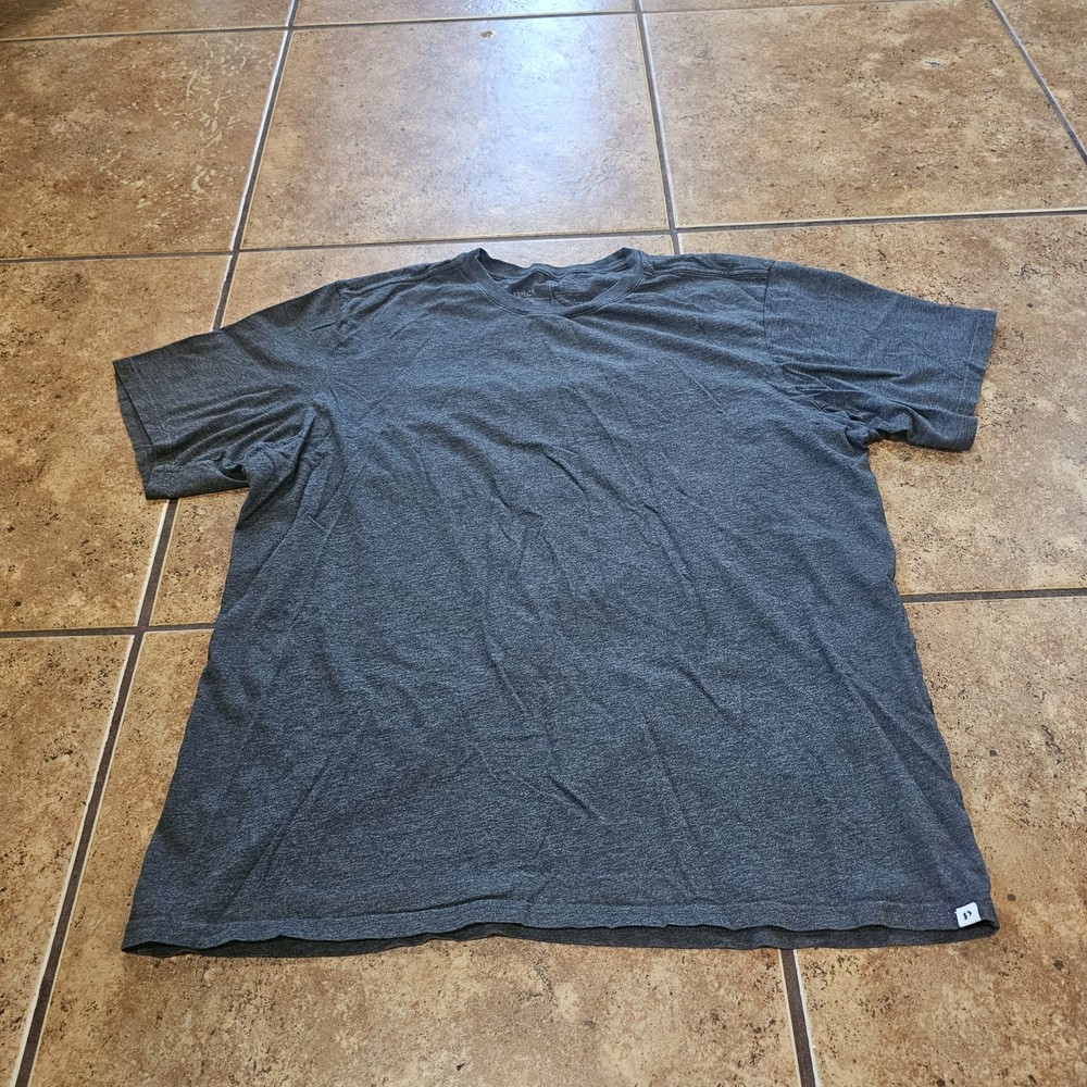 Pact Organic Cotton T-Shirt Mens Large Grey Excellent Short Sleeve Crewneck Tee