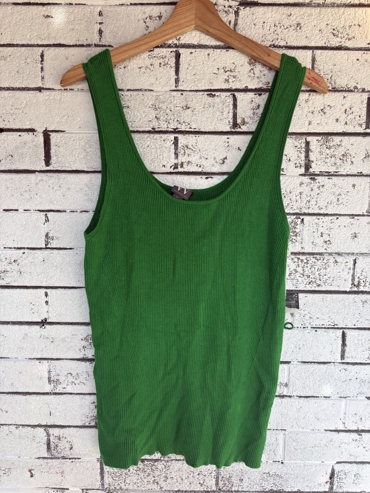 Worthington Women's Soft Green Tank Sleeveless Top Size XL NWT
