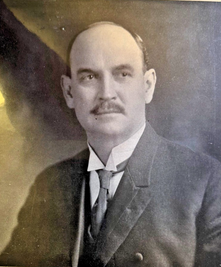 1920 Vintage Magazine Illustration David F. Houston Secretary of Treasury