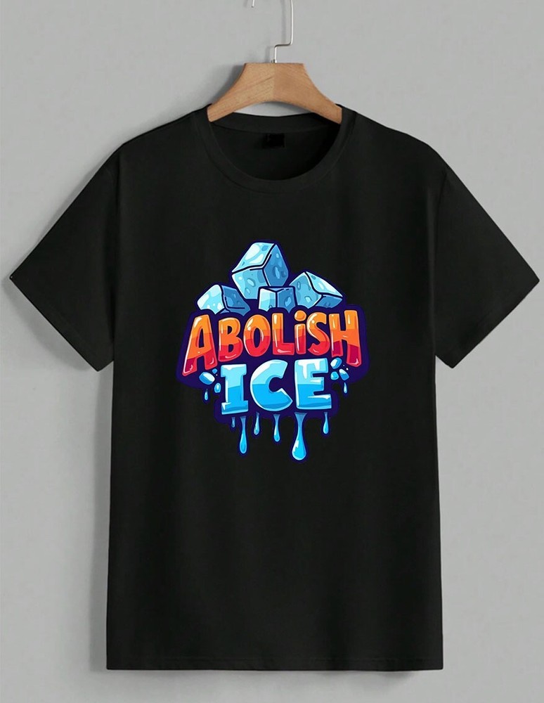 Abolish ICE T-shirt Anti Ice Political Protest Immigration Human Rights Unisex