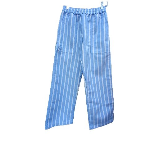 Jungmaven Seaside Pant Women's Blue White Stripe Cotton Hemp size XS X-Small NWT