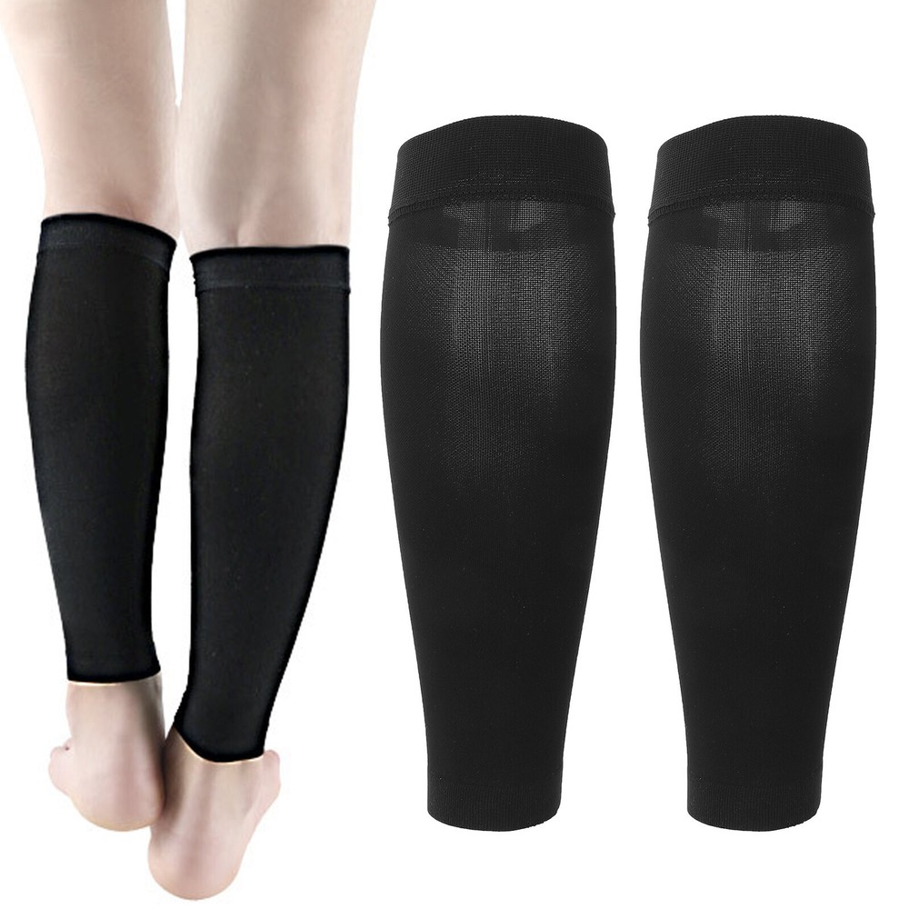 Women's Calf Compression Sleeves for Running Soft Elastic Leg Shaping Support
