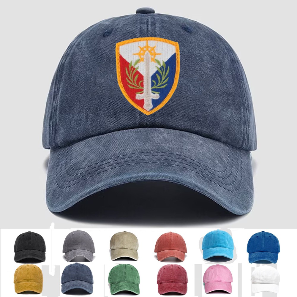 Custom Embroidered Hat 408th Support Brigade, Veteran Cap, Trucker Hat, Gift