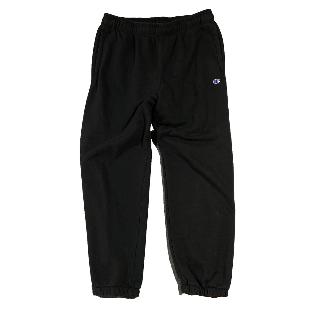 Champion Reverse Weave Sweatpants Joggers Men's Size XL Black Vintage Baggy VTG