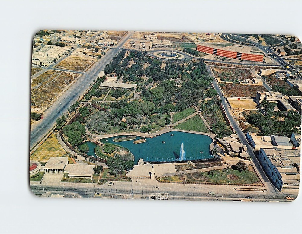 Postcard Aerial View of Alcalde Park Guadalajara Jalisco Mexico