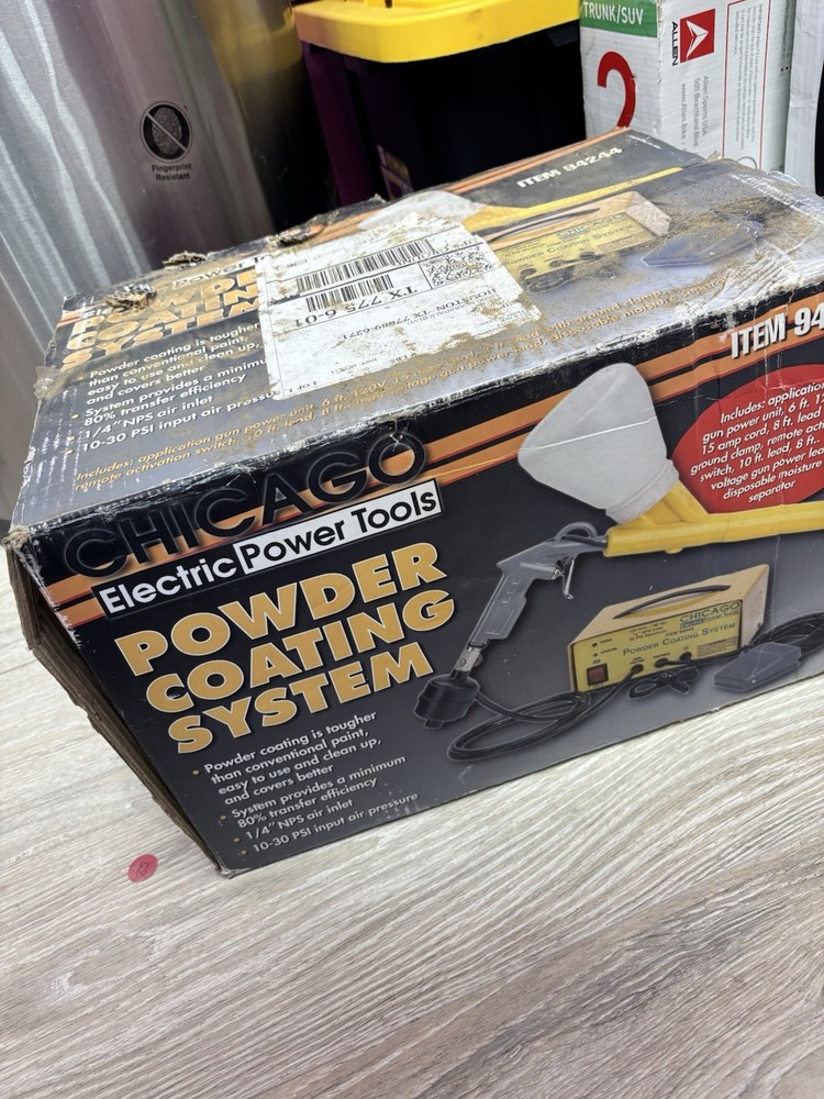 Chicago Electric Powder Coating System 94244 Paint Gun 120V