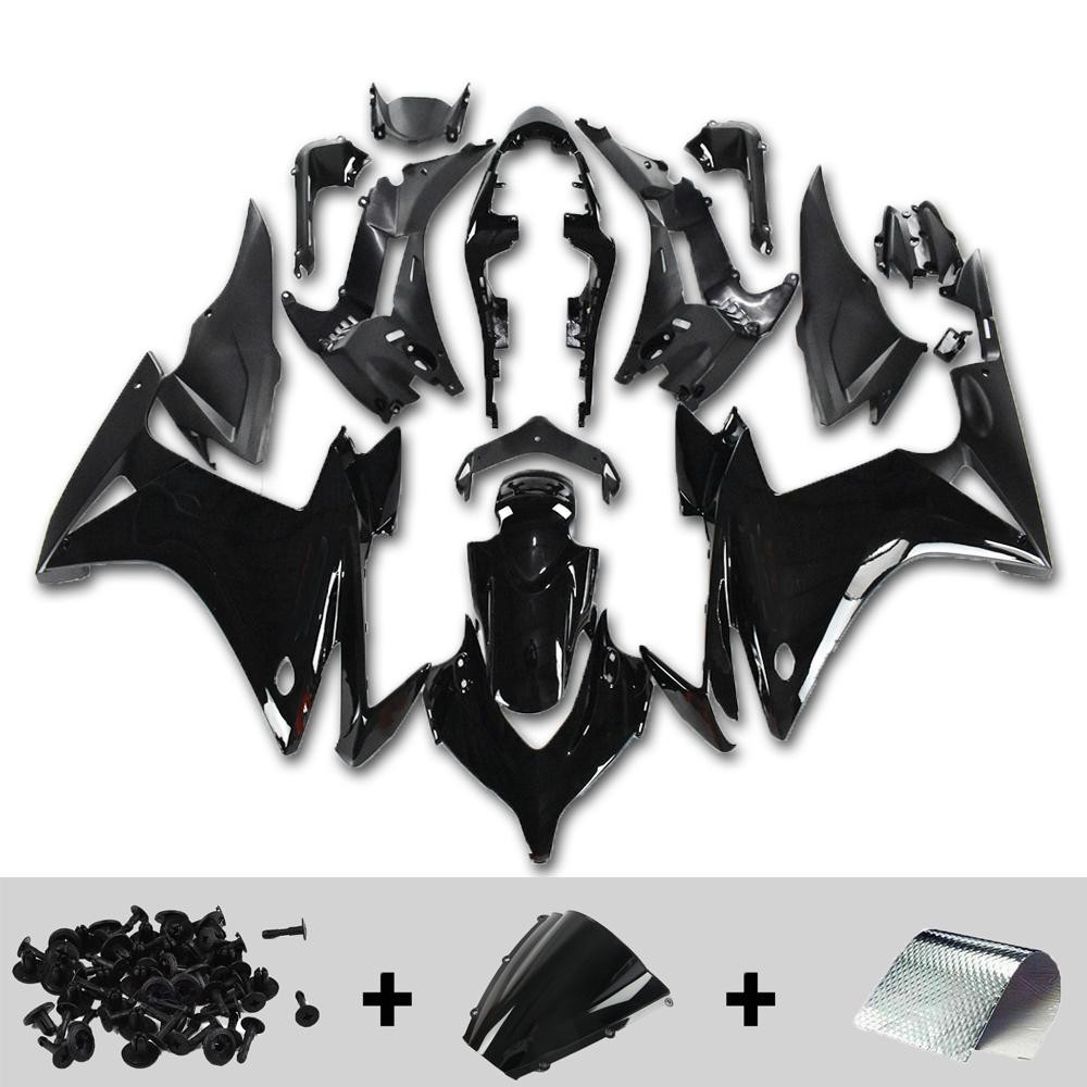 FTH Glossy Black Injection Plastics Fairing Fit for Honda 2013-2015 CBR500R h004
