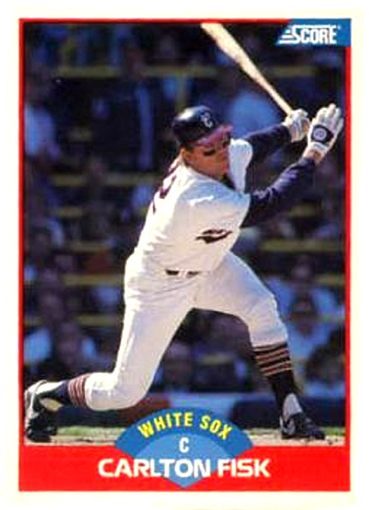 1989 Score #449 Carlton Fisk Chicago White Sox HOF