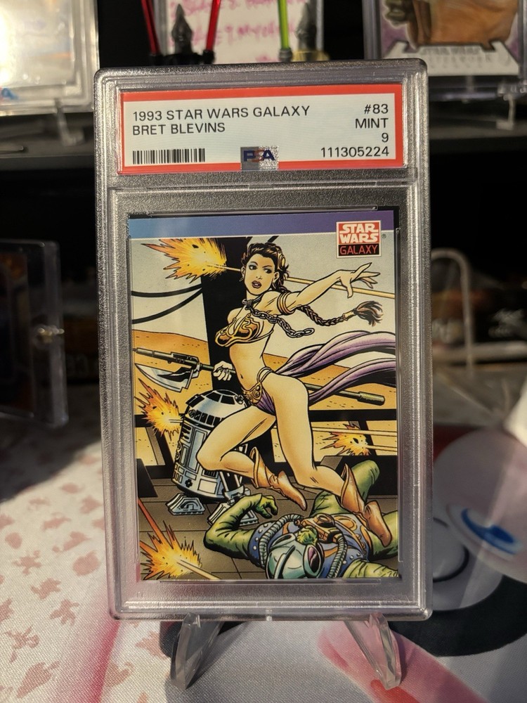 1993 Star Wars Galaxy #83 - Bret Blevins - Leia Organa - PSA 9