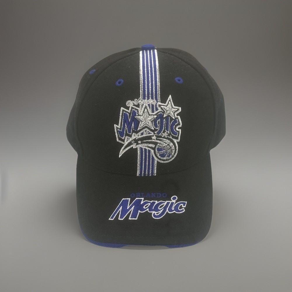 Vintage Twins Enterprise Nba, Orlando Magic Strap Back Hat, Cap, Black Blue