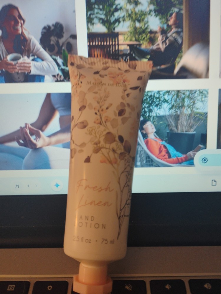 Travel Size Fresh Linen Hand Lotion 2.5 oz New Unopened