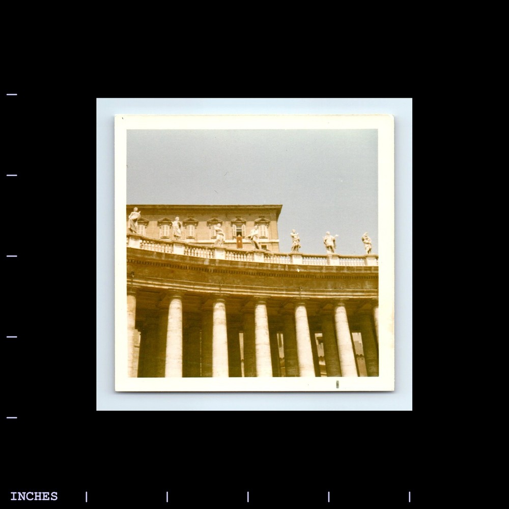 Old Square Color Photo ST PETER'S BASILICA VATICAN CITY ROME ITALY